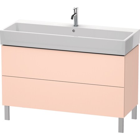 Duravit L-Cube Two Drawer Floorstanding Vanity Unit Mediterranean Oak LC677707171